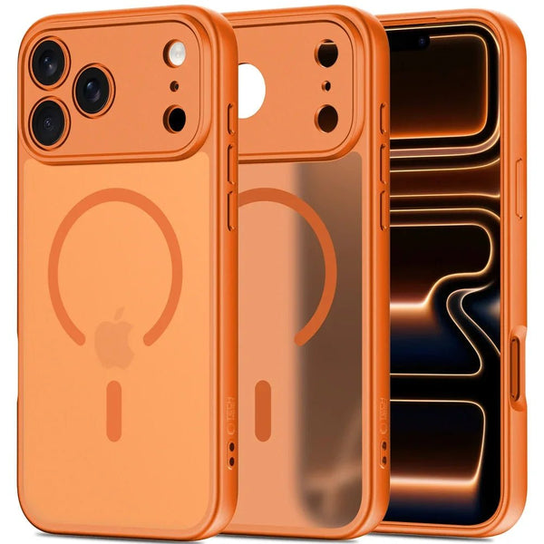 Tech - Protect iPhone 17 Pro BasicMag - Σκληρή Θήκη με Πλαίσιο Σιλικόνης και MagSafe - Matte Cosmic Orange