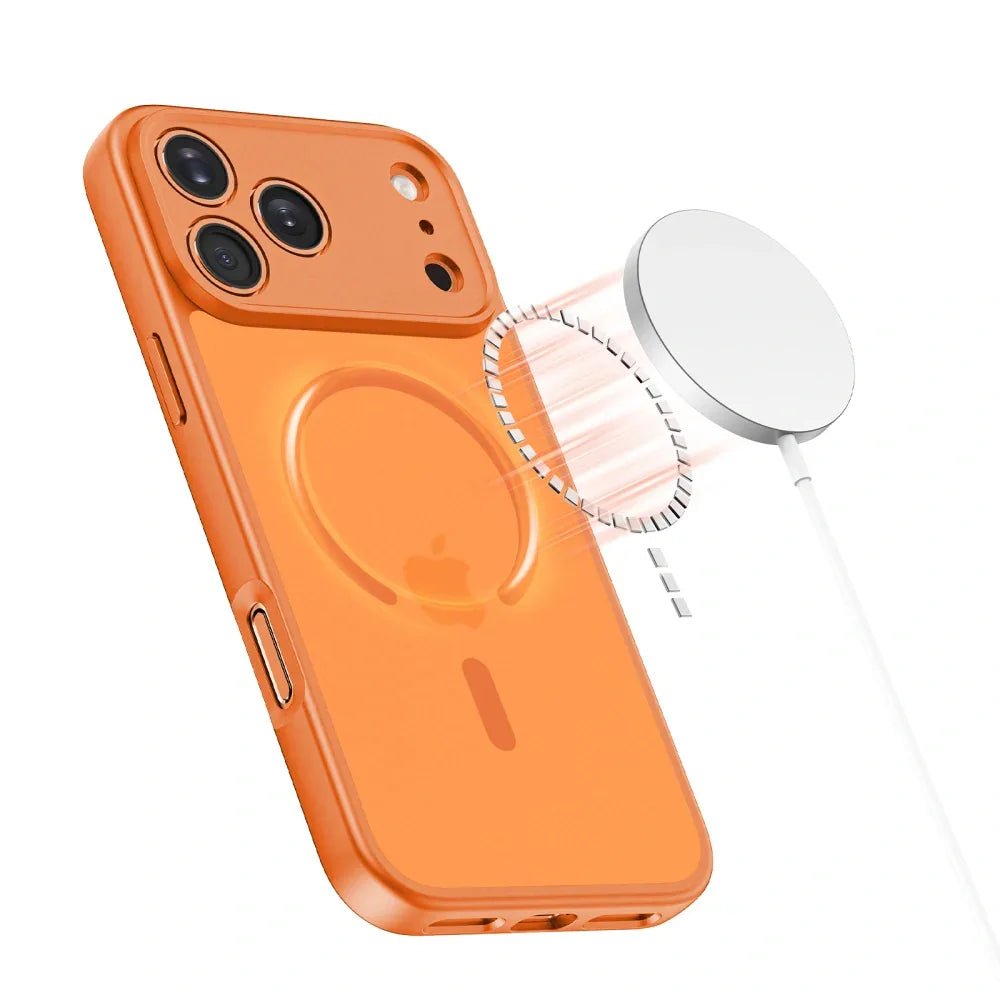Tech - Protect iPhone 17 Pro BasicMag - Σκληρή Θήκη με Πλαίσιο Σιλικόνης και MagSafe - Matte Cosmic Orange