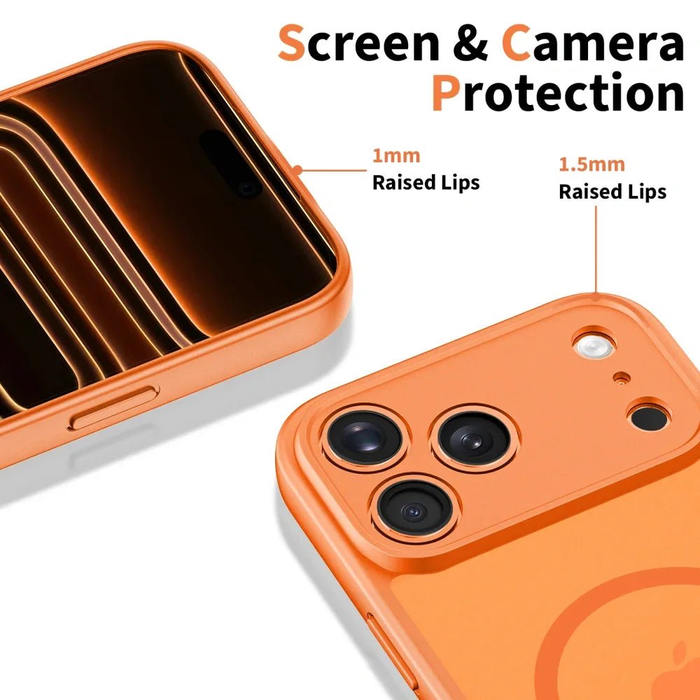 Tech - Protect iPhone 17 Pro BasicMag - Σκληρή Θήκη με Πλαίσιο Σιλικόνης και MagSafe - Matte Cosmic Orange