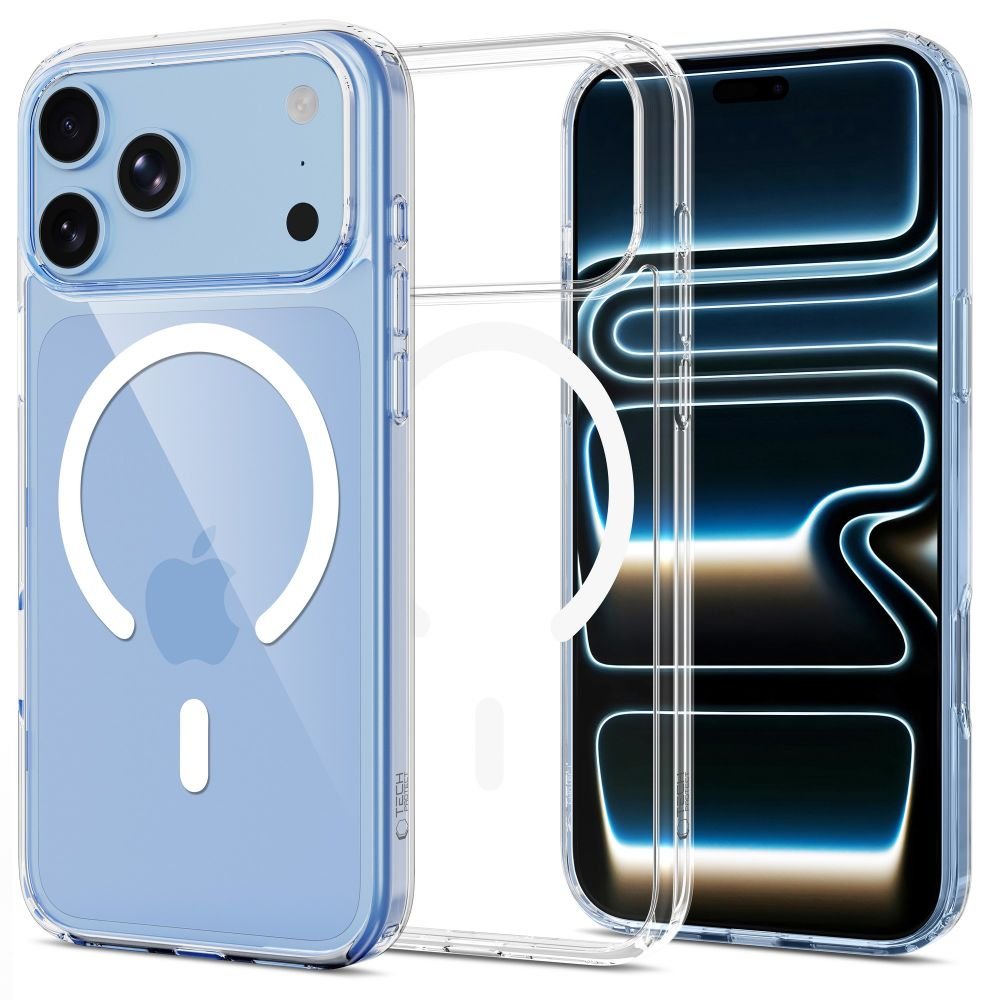 Tech-Protect iPhone 17 Pro / iPhone 18 Pro - Flexair Hybrid MagSafe - Σκληρή Θήκη με Πλαίσιο Σιλικόνης και MagSafe - Clear