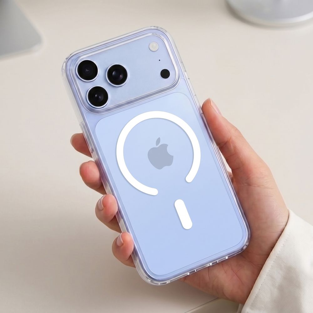 Tech-Protect iPhone 17 Pro / iPhone 18 Pro - Flexair Hybrid MagSafe - Σκληρή Θήκη με Πλαίσιο Σιλικόνης και MagSafe - Clear