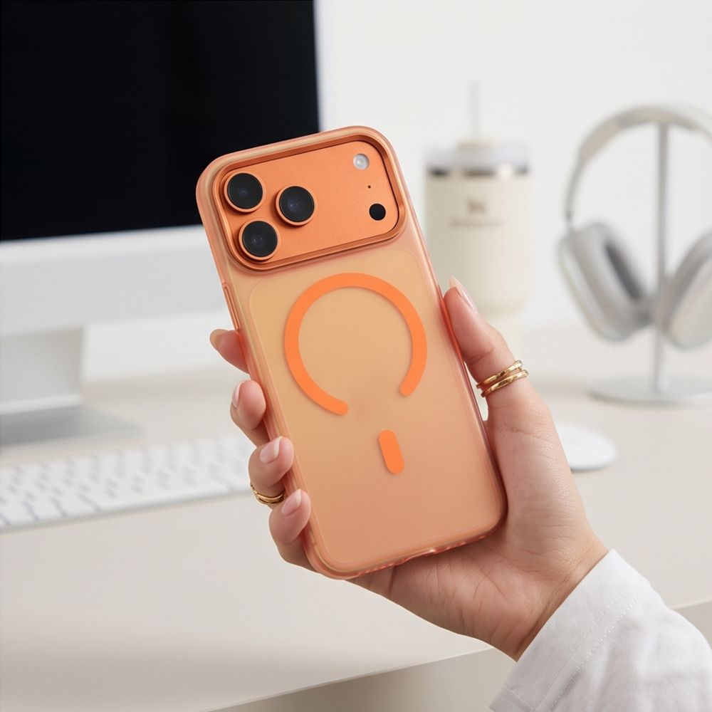 Tech-Protect iPhone 17 Pro / iPhone 18 Pro - Σκληρή Θήκη - MagZero MagSafe - Matte Cosmic Orange