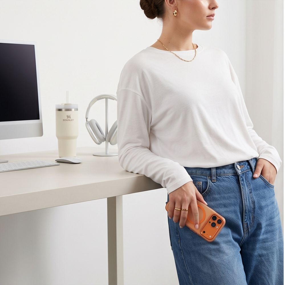 Tech-Protect iPhone 17 Pro / iPhone 18 Pro - Σκληρή Θήκη - MagZero MagSafe - Matte Cosmic Orange