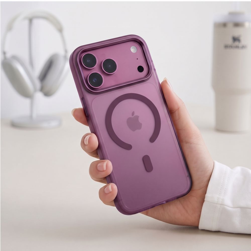 Tech-Protect iPhone 17 Pro / iPhone 18 Pro - Σκληρή Θήκη - MagZero MagSafe - Matte Dark Cherry