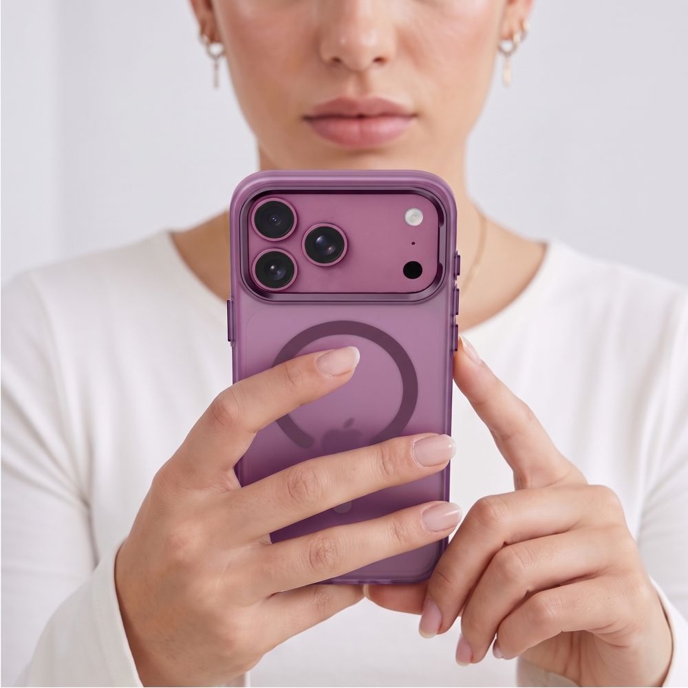 Tech-Protect iPhone 17 Pro / iPhone 18 Pro - Σκληρή Θήκη - MagZero MagSafe - Matte Dark Cherry