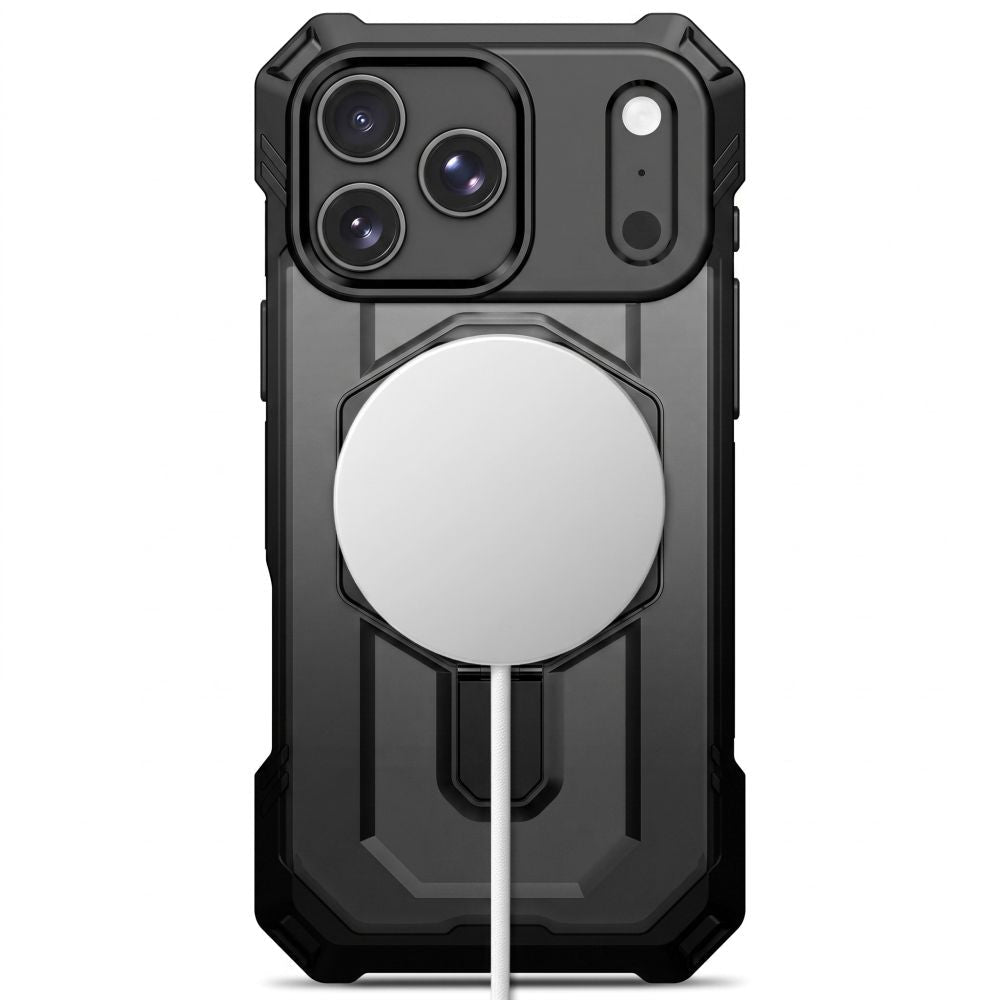 Tech-Protect iPhone 17 Pro / iPhone 18 Pro - Σκληρή Θήκη με Δαχτυλίδι Συγκράτησης / Stand - MagForce MagSafe - Matte Black