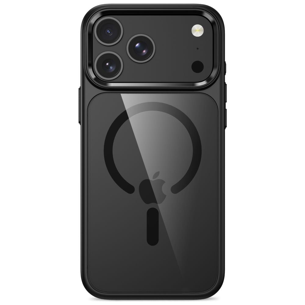 Tech-Protect iPhone 17 Pro / iPhone 18 Pro - Σκληρή Θήκη με Πλαίσιο Σιλικόνης - MagMat MagSafe CC - Black / Clear