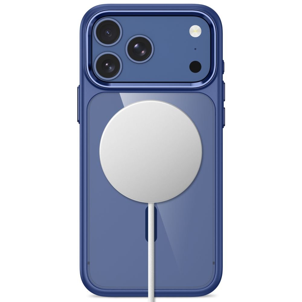 Tech-Protect iPhone 17 Pro / iPhone 18 Pro - Σκληρή Θήκη με Πλαίσιο Σιλικόνης - MagMat MagSafe CC - Deep Blue / Clear