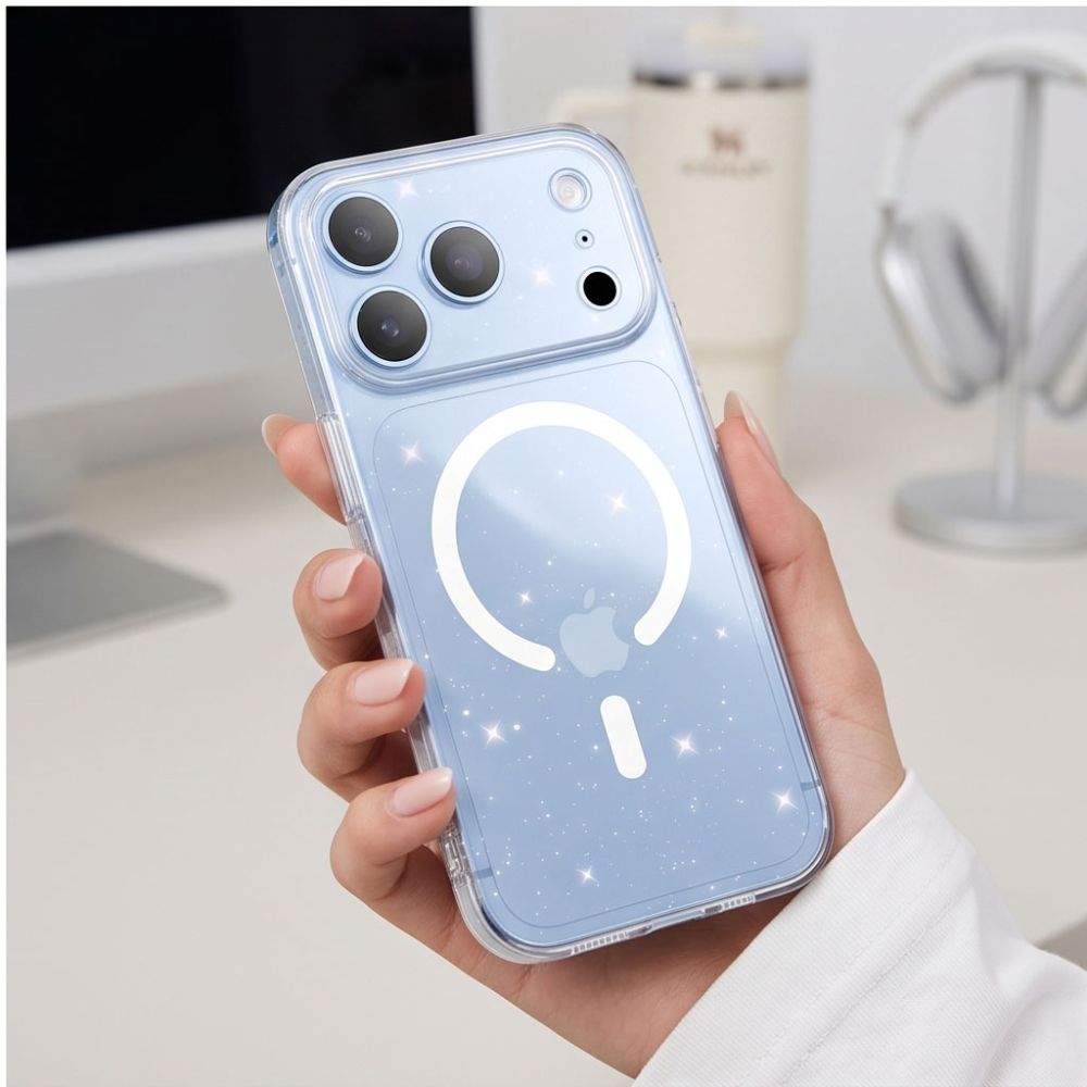 Tech-Protect iPhone 17 Pro / iPhone 18 Pro - Θήκη Σιλικόνης TPU με MagSafe - Flexair - Glitter