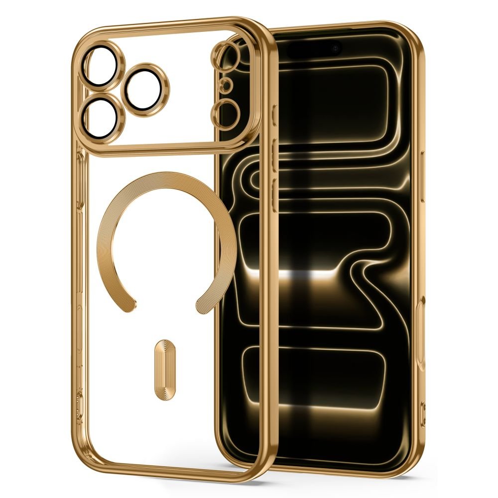 Tech-Protect iPhone 17 Pro / iPhone 18 Pro - Θήκη Σιλικόνης TPU με MagSafe - MagFlex - Shiny Gold