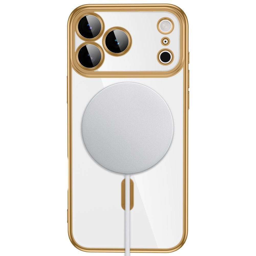 Tech-Protect iPhone 17 Pro / iPhone 18 Pro - Θήκη Σιλικόνης TPU με MagSafe - MagFlex - Shiny Gold