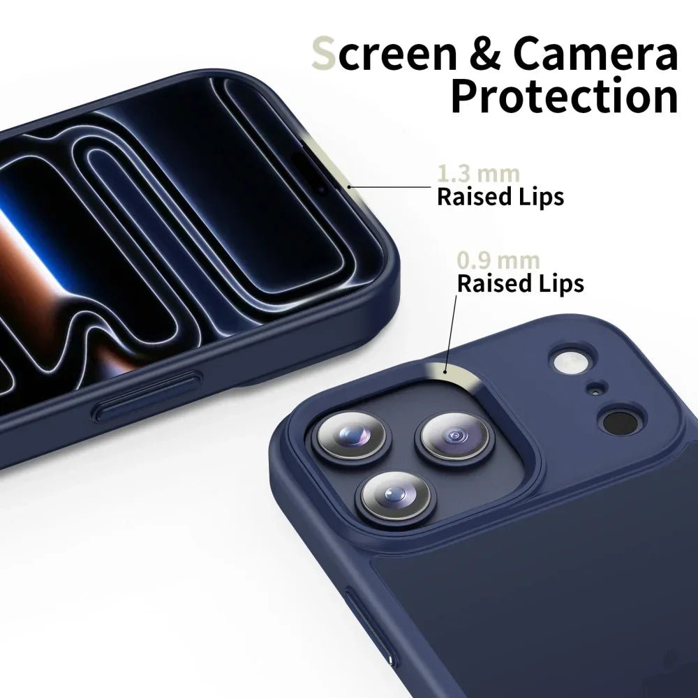 Tech - Protect iPhone 17 Pro - MagMat - Σκληρή Θήκη με Πλαίσιο Σιλικόνης - Matte Deep Blue