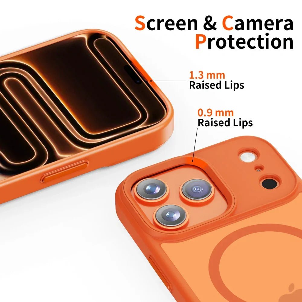 Tech - Protect iPhone 17 Pro - MagMat MagSafe - Σκληρή Θήκη με Πλαίσιο Σιλικόνης και MagSafe - Matte Cosmic Orange