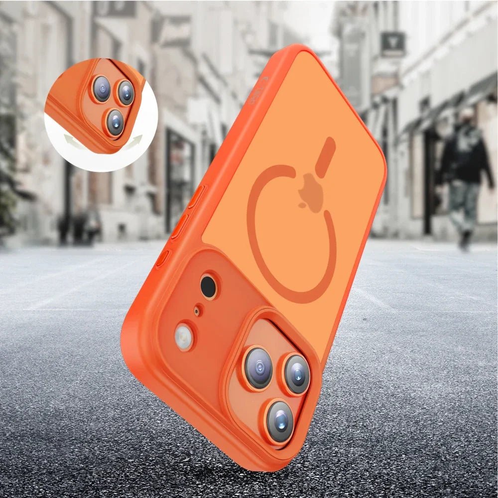 Tech - Protect iPhone 17 Pro - MagMat MagSafe - Σκληρή Θήκη με Πλαίσιο Σιλικόνης και MagSafe - Matte Cosmic Orange