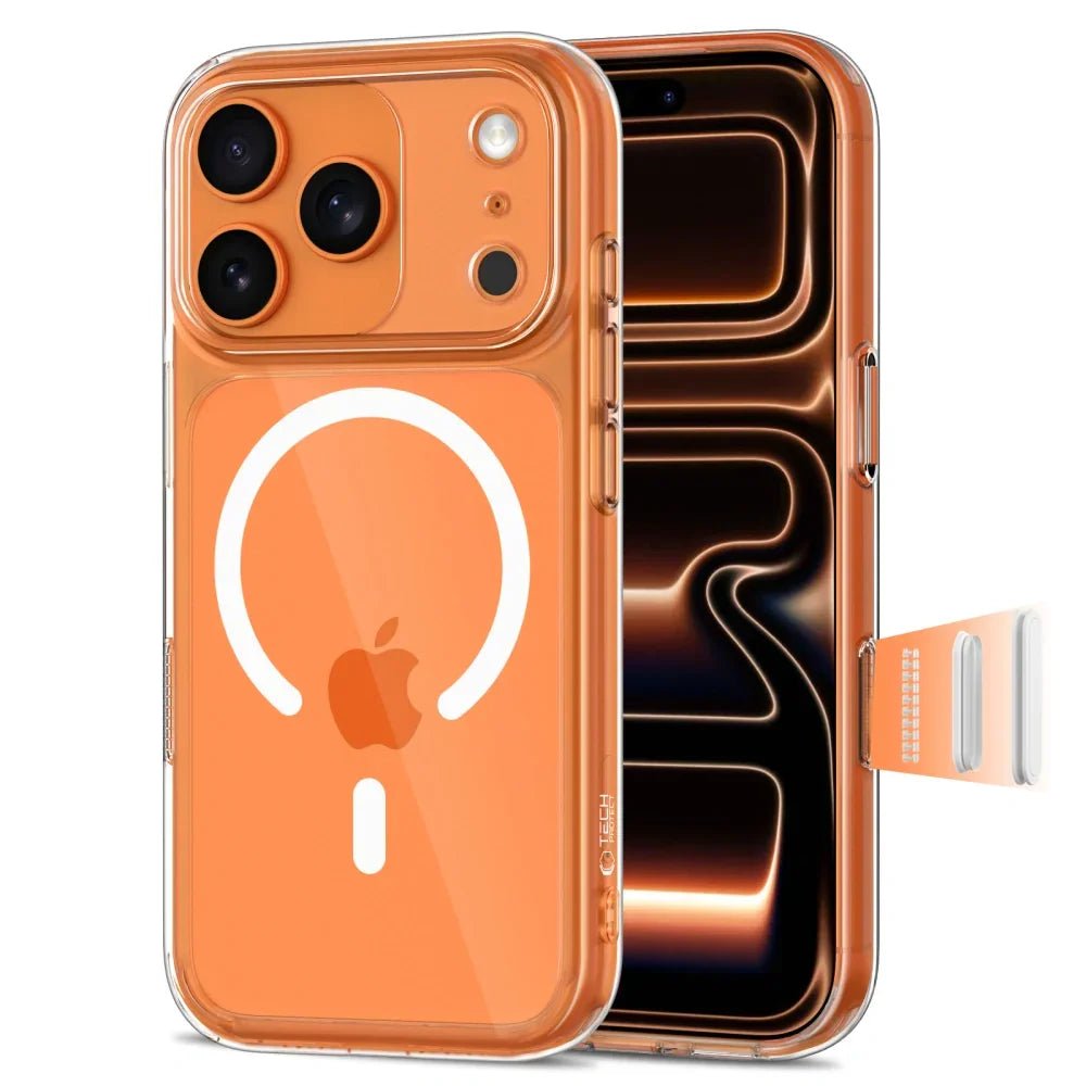 Tech - Protect iPhone 17 Pro - MagPeak MagSafe CC - Σκληρή Θήκη με Πλαίσιο Σιλικόνης - Clear