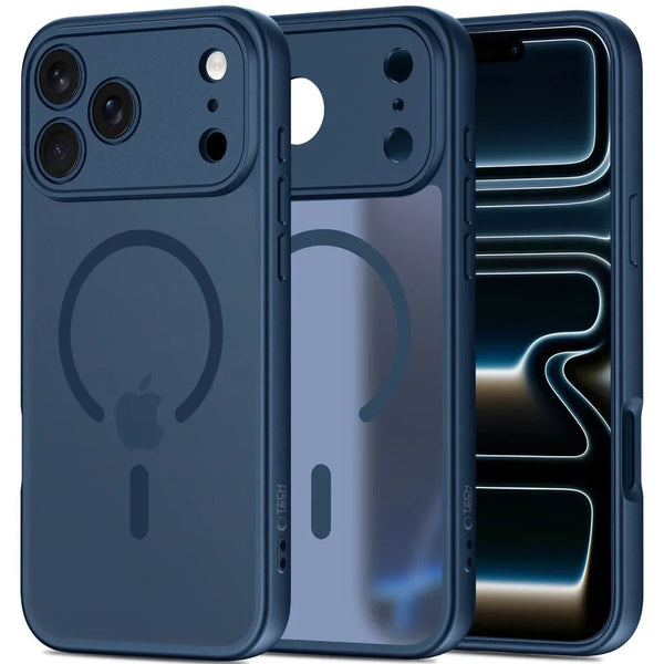 Tech - Protect iPhone 17 Pro Max BasicMag - Σκληρή Θήκη με Πλαίσιο Σιλικόνης και MagSafe - Matte Deep Blue