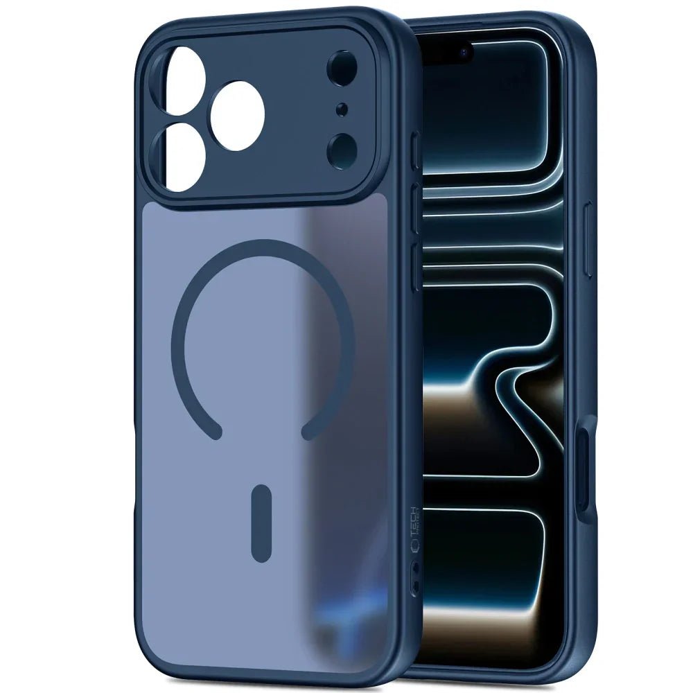 Tech - Protect iPhone 17 Pro Max BasicMag - Σκληρή Θήκη με Πλαίσιο Σιλικόνης και MagSafe - Matte Deep Blue