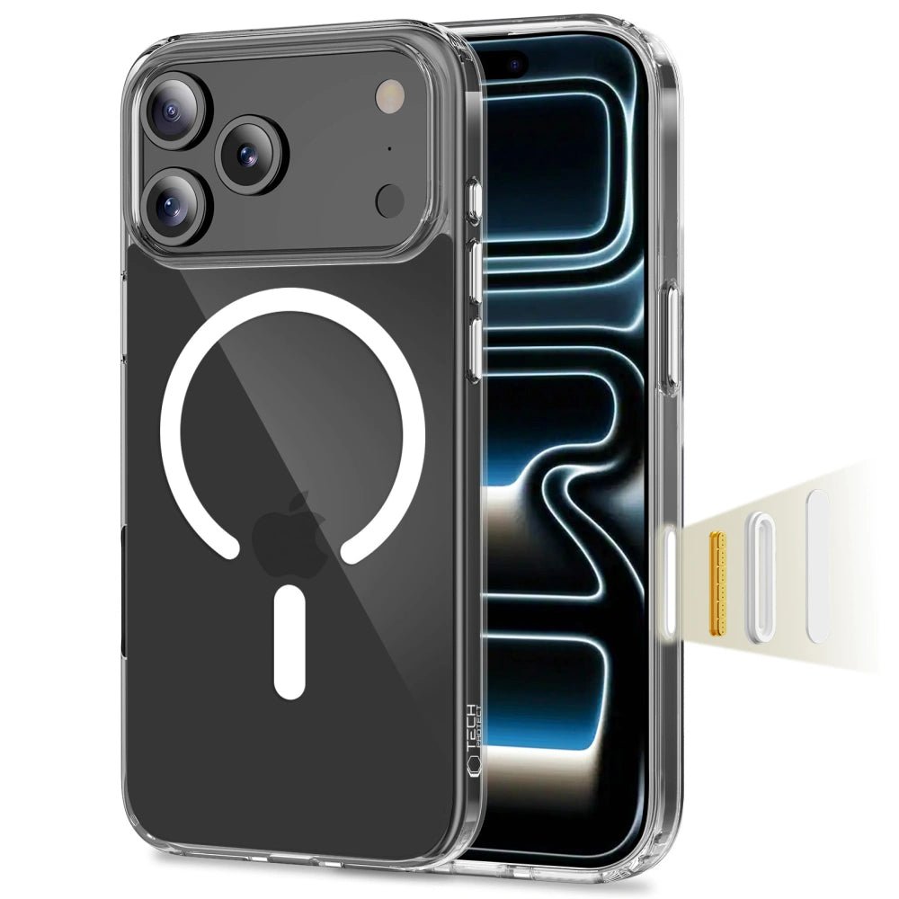 Tech - Protect iPhone 17 Pro Max - Flexair Hybrid CC MagSafe - Σκληρή Θήκη με Πλαίσιο Σιλικόνης - Clear