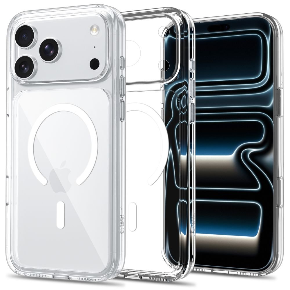 Tech-Protect iPhone 17 Pro Max / iPhone 18 Pro Max - Flexair Hybrid CC MagSafe - Σκληρή Θήκη με Πλαίσιο Σιλικόνης - Clear