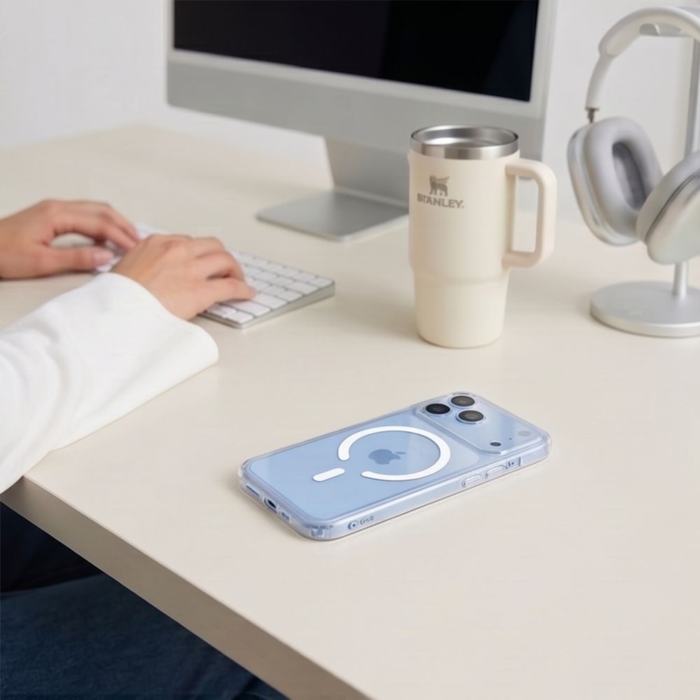 Tech-Protect iPhone 17 Pro Max / iPhone 18 Pro Max - Flexair Hybrid MagSafe - Σκληρή Θήκη με Πλαίσιο Σιλικόνης και MagSafe - Clear
