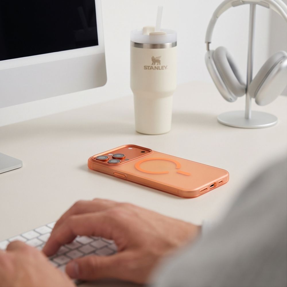 Tech-Protect iPhone 17 Pro Max / iPhone 18 Pro Max - Σκληρή Θήκη - MagZero MagSafe - Matte Cosmic Orange