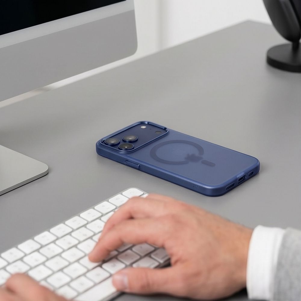 Tech-Protect iPhone 17 Pro Max / iPhone 18 Pro Max - Σκληρή Θήκη - MagZero MagSafe - Matte Deep Blue