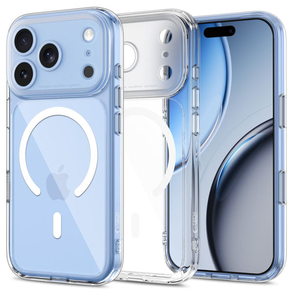 Tech-Protect iPhone 17 Pro Max / iPhone 18 Pro Max - Σκληρή Θήκη με Πλαίσιο Σιλικόνης - MagPeak MagSafe CC - Clear