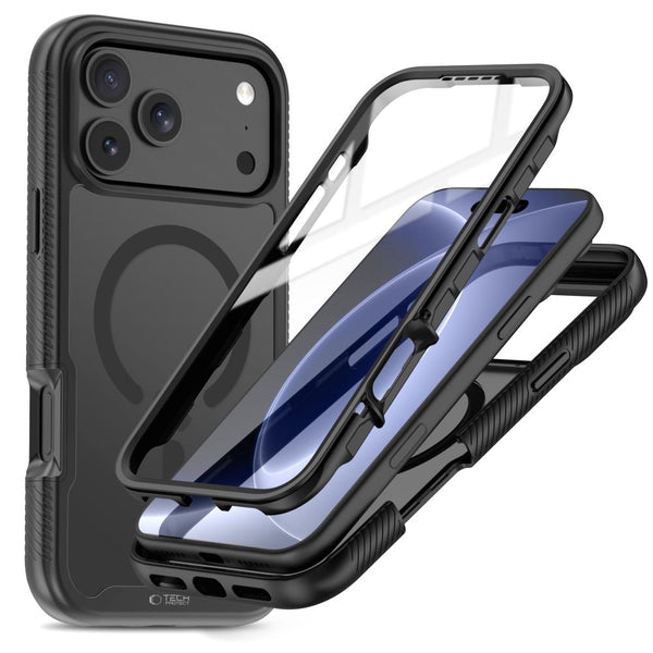 Tech-Protect iPhone 17 Pro Max / iPhone 18 Pro Max - Θήκη 360 Full Body με MagSafe - Defense MagSafe - Matte Black