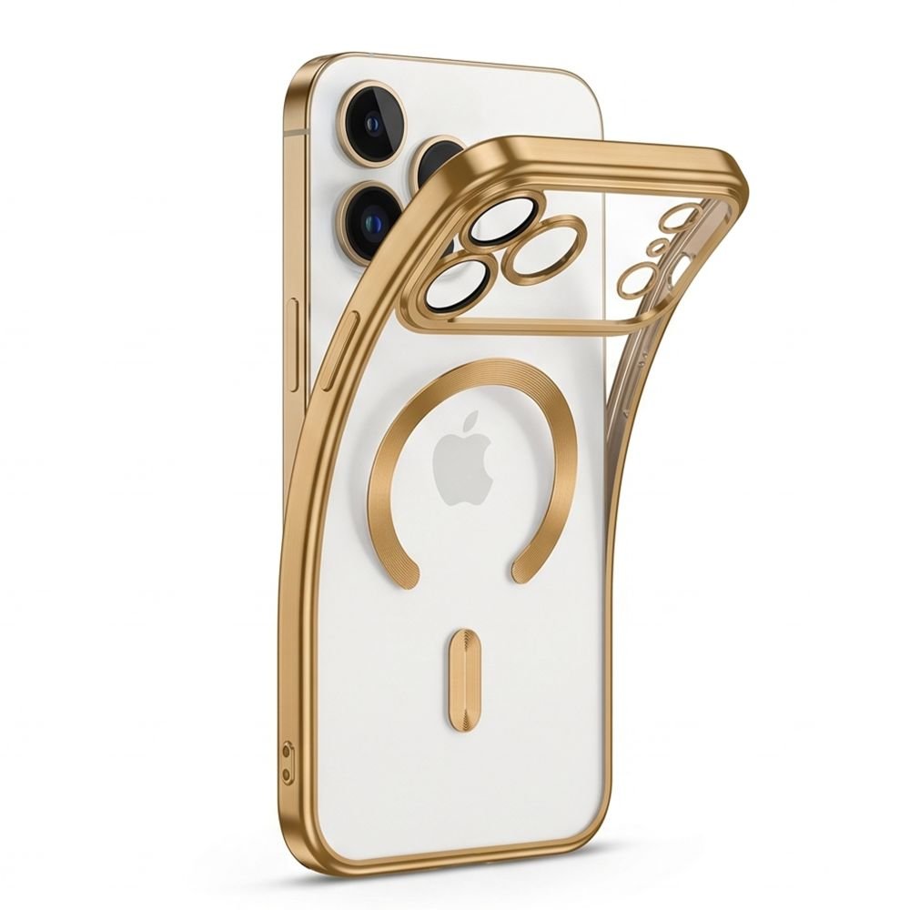 Tech-Protect iPhone 17 Pro Max / iPhone 18 Pro Max - Θήκη Σιλικόνης TPU με MagSafe - MagFlex - Shiny Gold