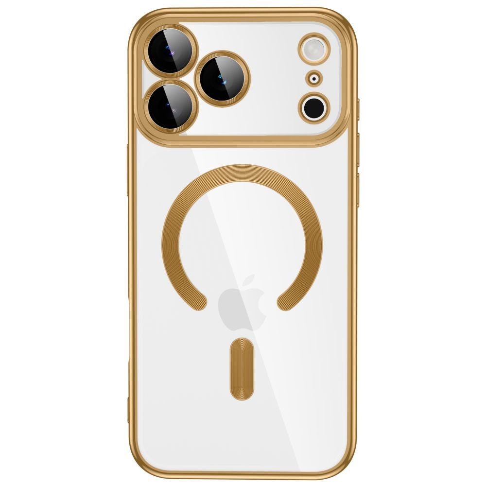 Tech-Protect iPhone 17 Pro Max / iPhone 18 Pro Max - Θήκη Σιλικόνης TPU με MagSafe - MagFlex - Shiny Gold
