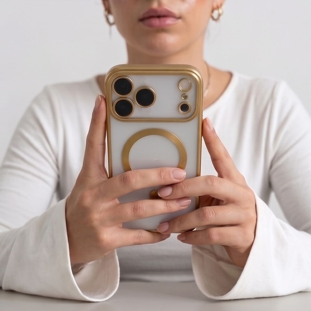 Tech-Protect iPhone 17 Pro Max / iPhone 18 Pro Max - Θήκη Σιλικόνης TPU με MagSafe - MagFlex - Shiny Gold