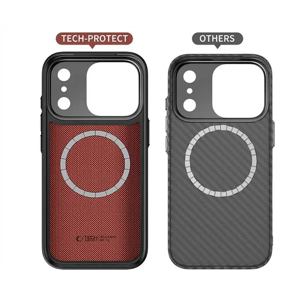 Tech - Protect iPhone 17 Pro Max - Kevlar Aramid CC MagSafe - Σκληρή Θήκη Kevlar - Black