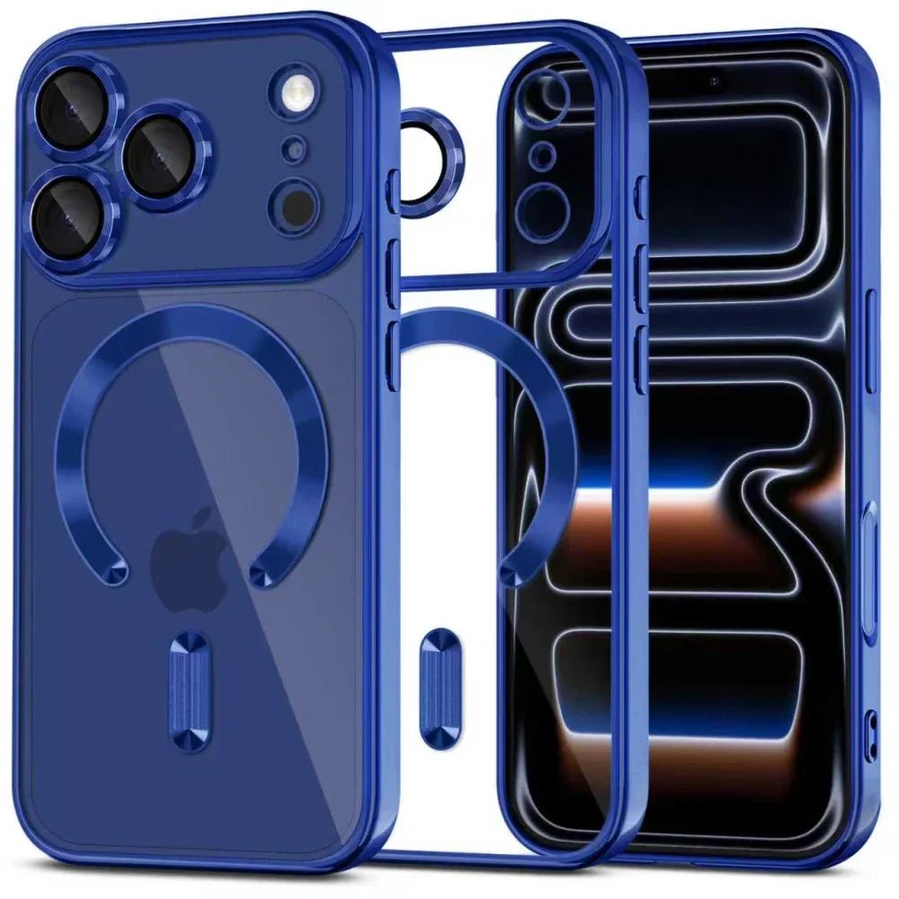 Tech - Protect iPhone 17 Pro Max MagFlex - Θήκη Σιλικόνης TPU με MagSafe - Shiny Deep Blue