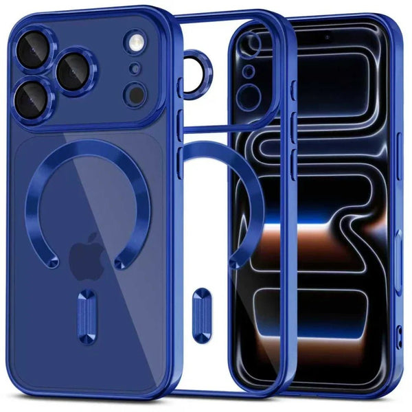 Tech - Protect iPhone 17 Pro Max MagFlex - Θήκη Σιλικόνης TPU με MagSafe - Shiny Deep Blue