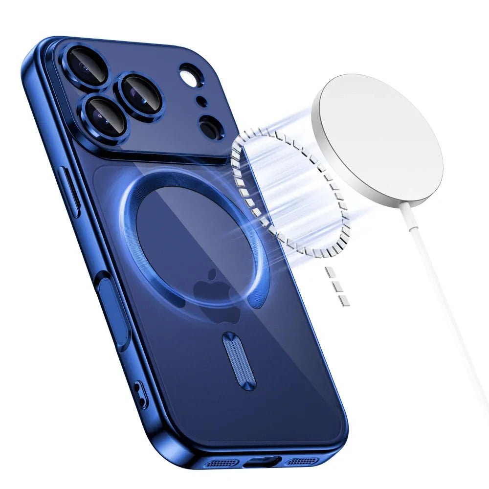 Tech - Protect iPhone 17 Pro Max MagFlex - Θήκη Σιλικόνης TPU με MagSafe - Shiny Deep Blue