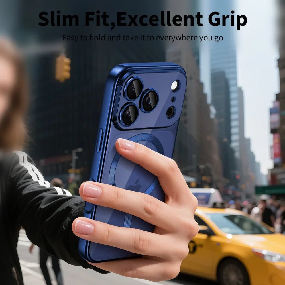 Tech - Protect iPhone 17 Pro Max MagFlex - Θήκη Σιλικόνης TPU με MagSafe - Shiny Deep Blue