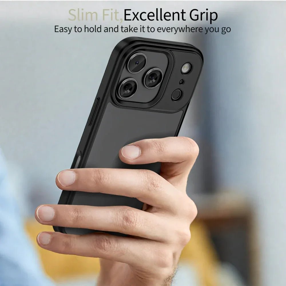 Tech - Protect iPhone 17 Pro Max - MagMat - Σκληρή Θήκη με Πλαίσιο Σιλικόνης - Matte Black / Ημιδιάφανη