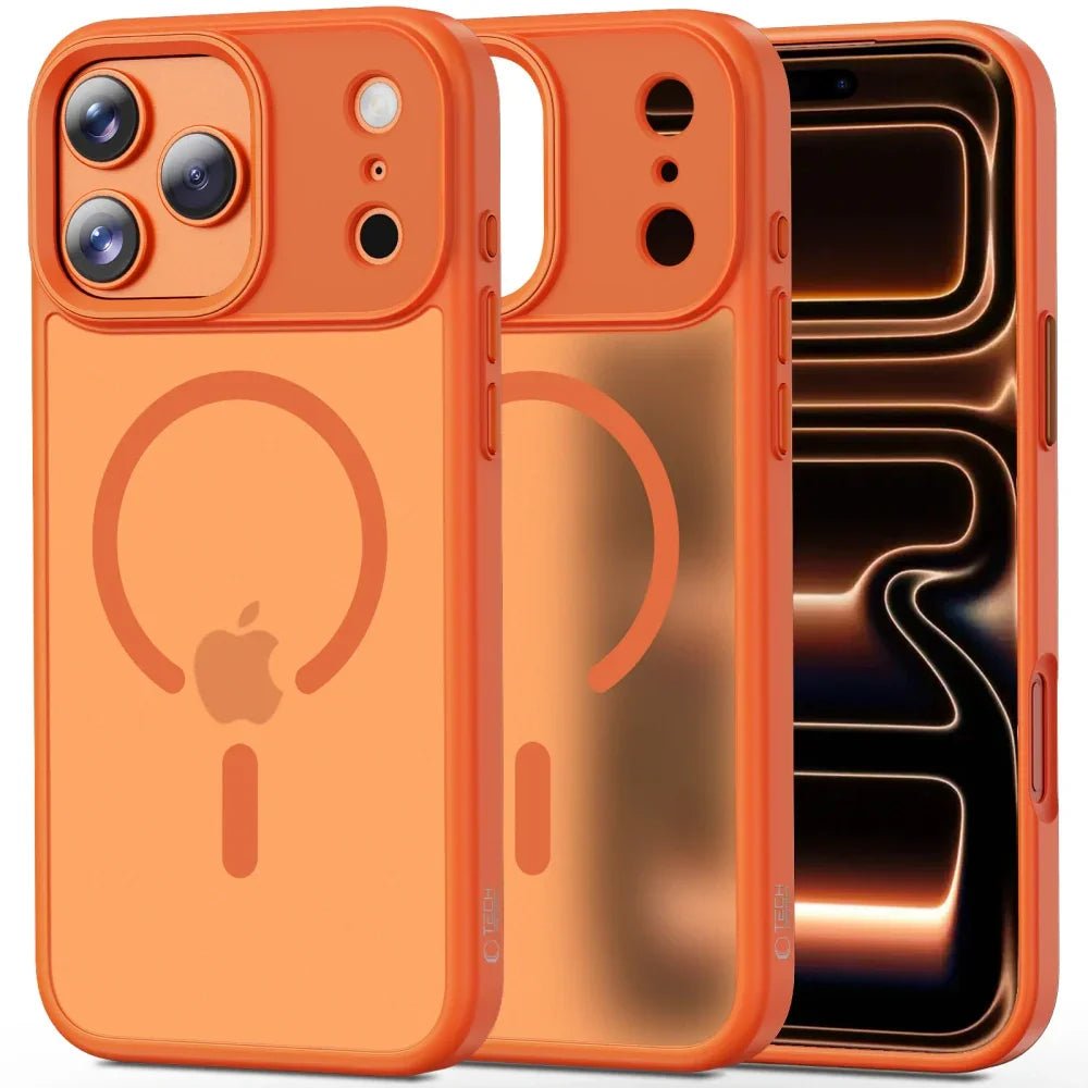 Tech - Protect iPhone 17 Pro Max - MagMat MagSafe - Σκληρή Θήκη με Πλαίσιο Σιλικόνης και MagSafe - Matte Cosmic Orange