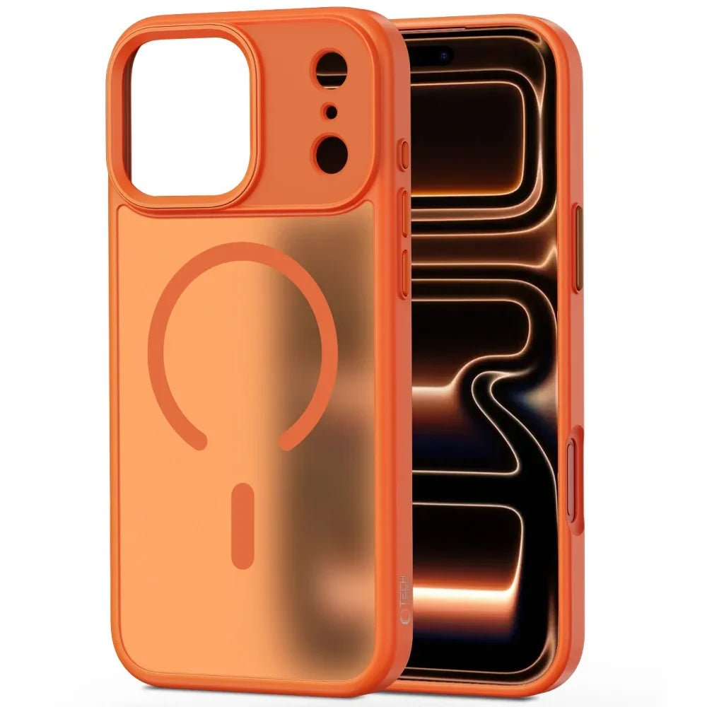 Tech - Protect iPhone 17 Pro Max - MagMat MagSafe - Σκληρή Θήκη με Πλαίσιο Σιλικόνης και MagSafe - Matte Cosmic Orange