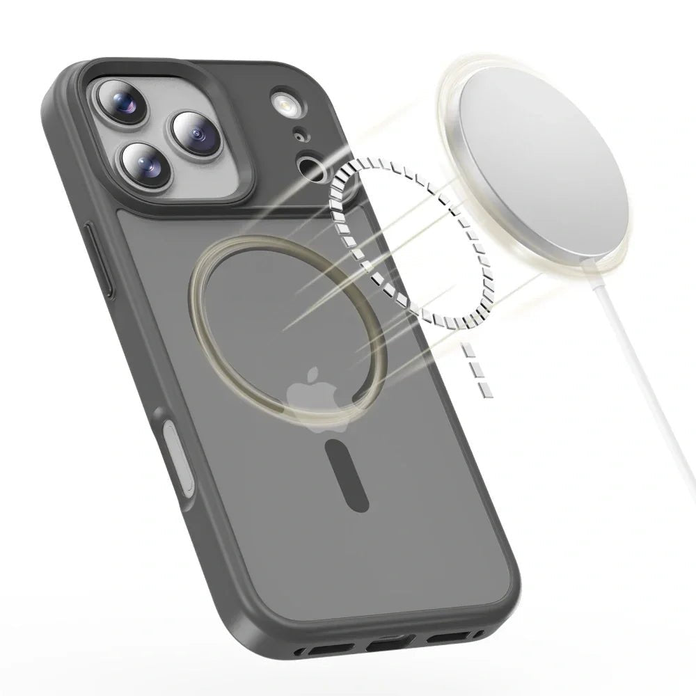 Tech - Protect iPhone 17 Pro Max - MagMat MagSafe - Σκληρή Θήκη με Πλαίσιο Σιλικόνης και MagSafe - Matte Crayon Grey