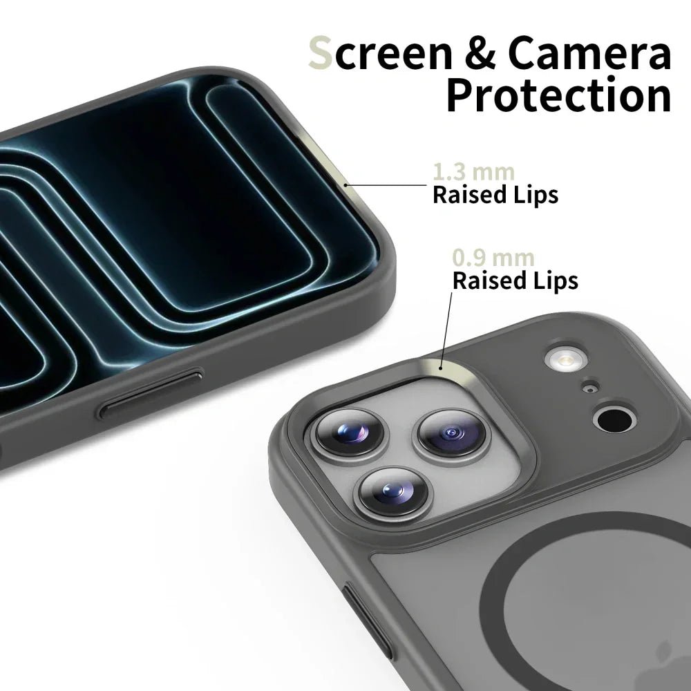 Tech - Protect iPhone 17 Pro Max - MagMat MagSafe - Σκληρή Θήκη με Πλαίσιο Σιλικόνης και MagSafe - Matte Crayon Grey