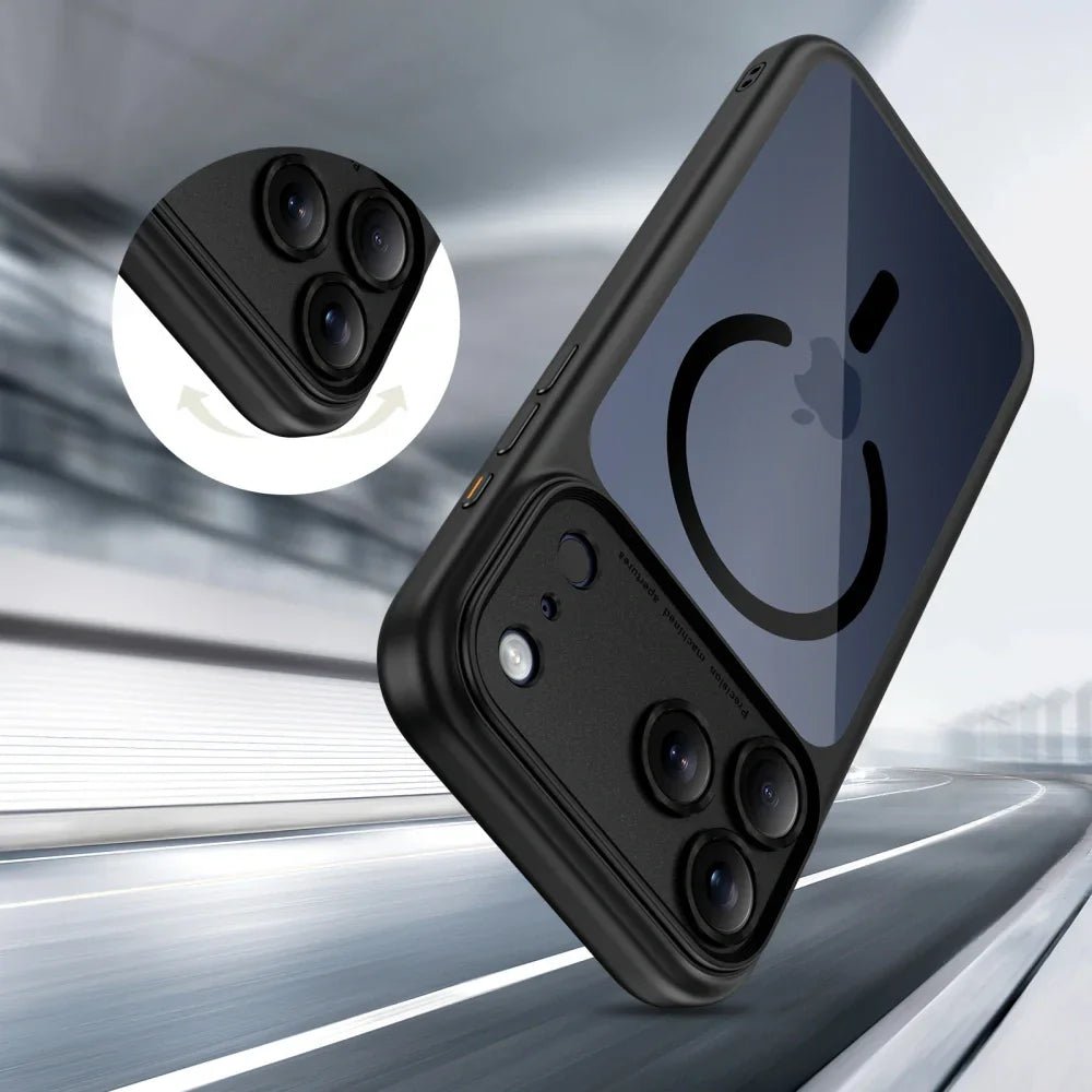 Tech - Protect iPhone 17 Pro Max - MagPeak MagSafe CC - Σκληρή Θήκη με Πλαίσιο Σιλικόνης - Black / Clear