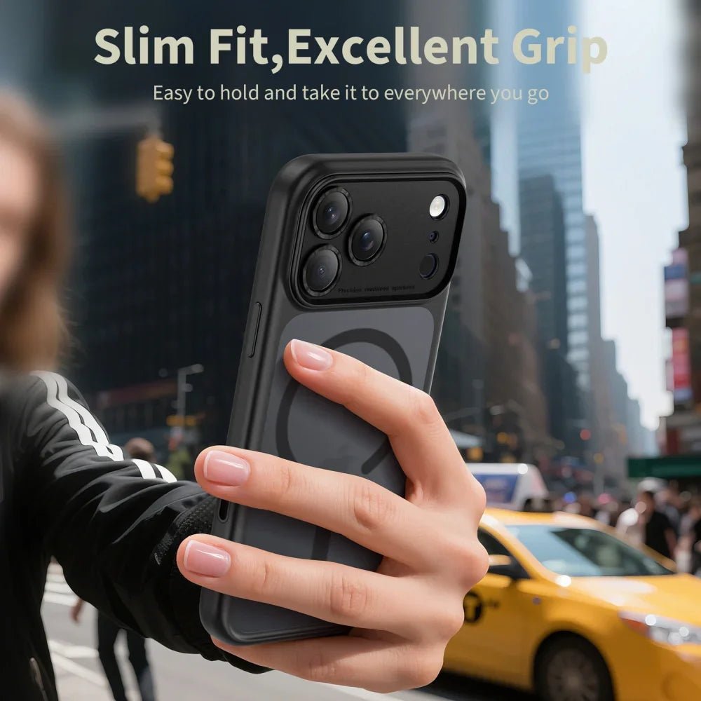 Tech - Protect iPhone 17 Pro Max - MagPeak MagSafe CC - Σκληρή Θήκη με Πλαίσιο Σιλικόνης - Matte Black