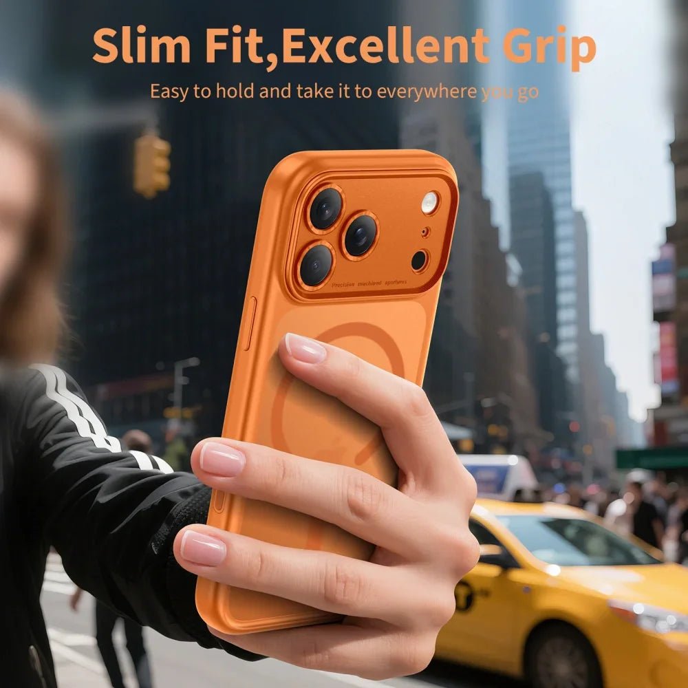 Tech - Protect iPhone 17 Pro Max - MagPeak MagSafe CC - Σκληρή Θήκη με Πλαίσιο Σιλικόνης - Matte Cosmic Orange