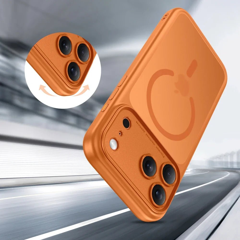 Tech - Protect iPhone 17 Pro Max - MagPeak MagSafe CC - Σκληρή Θήκη με Πλαίσιο Σιλικόνης - Matte Cosmic Orange