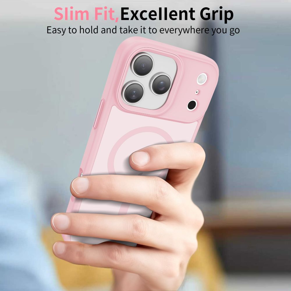 Tech - Protect iPhone 17 Pro Max - Σκληρή Θήκη με Πλαίσιο Σιλικόνης και MagSafe - MagMat MagSafe - Matte Pink