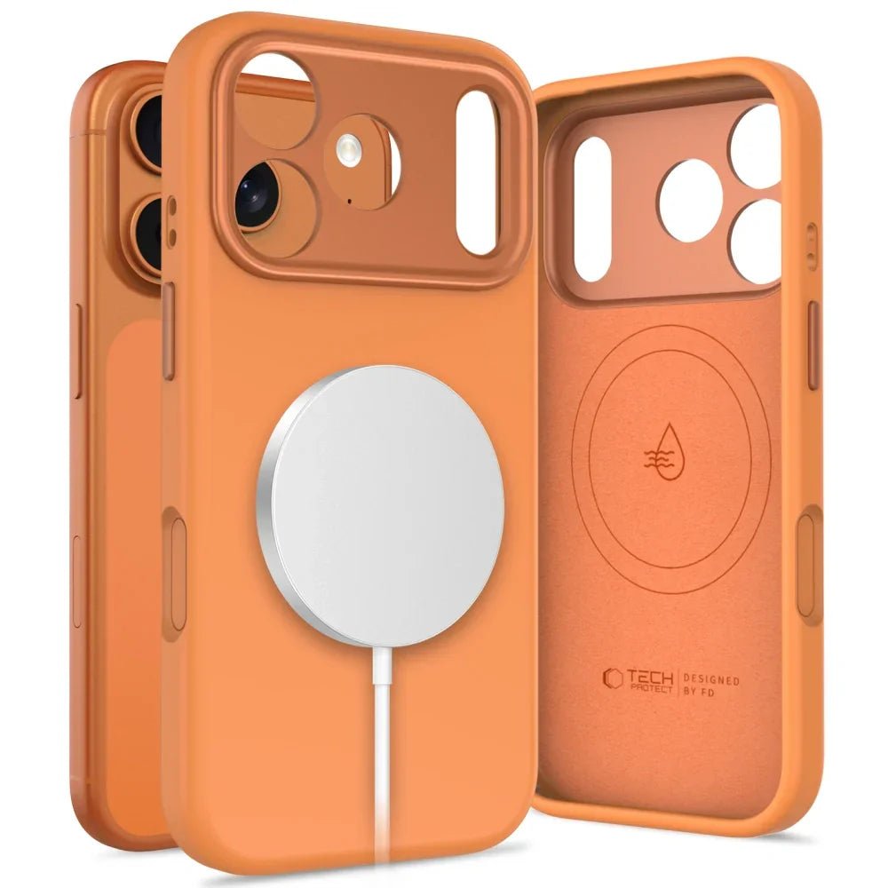 Tech - Protect iPhone 17 Pro - Uniq MagSafe - Θήκη Σιλικόνης - Cosmic Orange