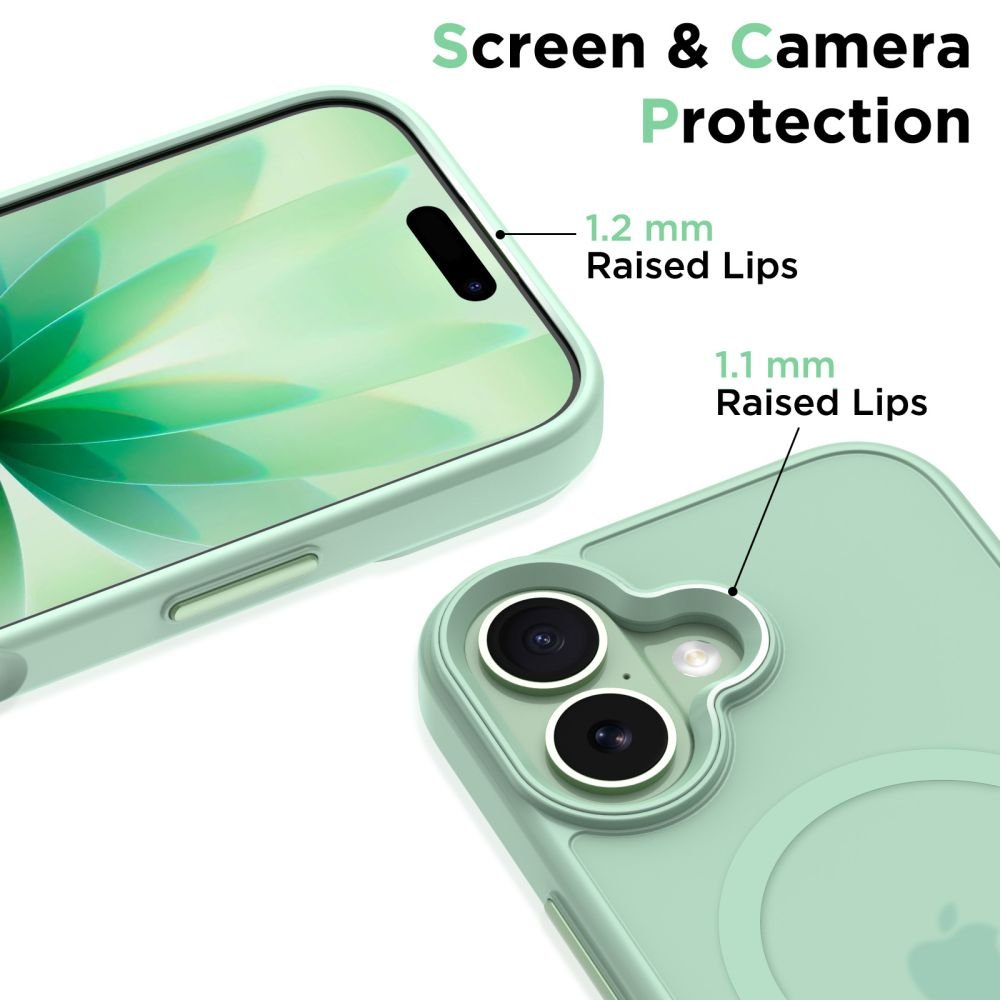 Tech - Protect iPhone 17 - Σκληρή Θήκη με Πλαίσιο Σιλικόνης - MagMat MagSafe - Matte Sage