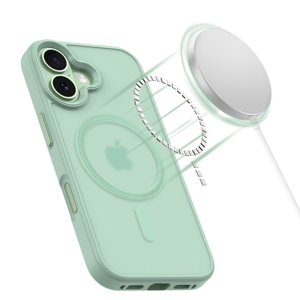 Tech - Protect iPhone 17 - Σκληρή Θήκη με Πλαίσιο Σιλικόνης - MagMat MagSafe - Matte Sage