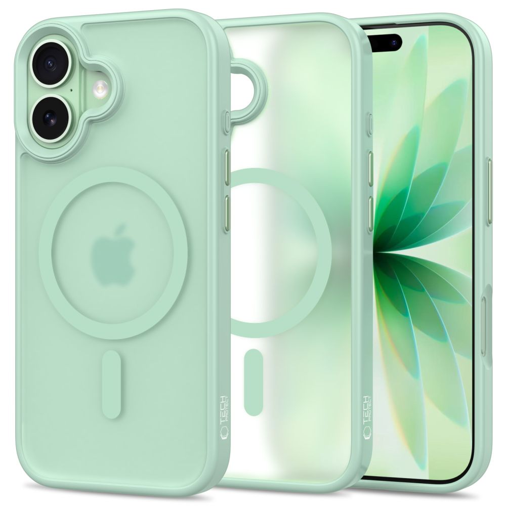 Tech - Protect iPhone 17 - Σκληρή Θήκη με Πλαίσιο Σιλικόνης - MagMat MagSafe - Matte Sage
